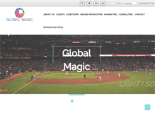 Tablet Screenshot of globalmagic.org